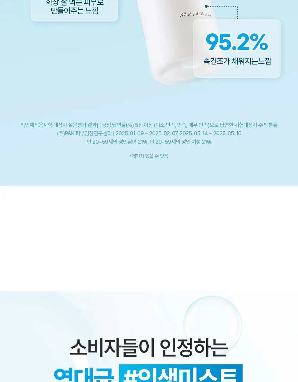 [아이돌광채][NEW] 더하르나이 시카이드 크림 미스트 120ml (안개분사 화잘먹 미스트) 상세페이지 13